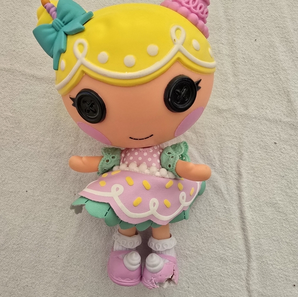 Lalaloopsy Candle Slice O'Cake Doll 2009 Full Size W/ Lil Sister 2014 EUC - Picture 7 of 16